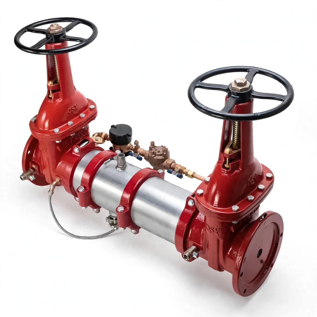 8" Reduced Pressure Detector With OSY Domestic Valve