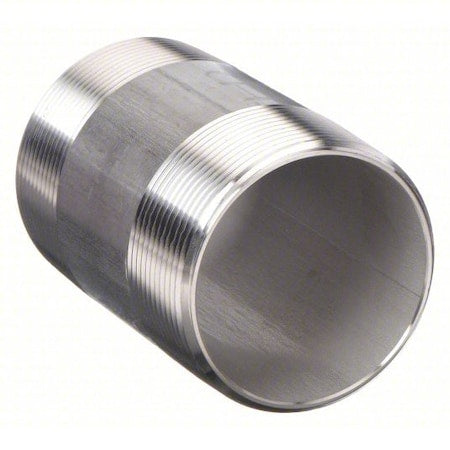 1/2" MNPT x 1-1/2" TBE Stainless Steel Pipe Nipple Sch 80