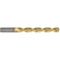 Q-Cobalt 135 Degree Wide Land Parabolic Jobber Length Drill Cleveland 2075-TN TiN HSS-CO 8% RHS/RHC 23/64