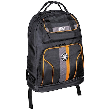 Tool Backpack, Black, Polyester, 35 Pockets