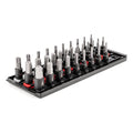 3/8 in Drive Impact Bit Socket Set, SAE/Metric/Torx, 32 pcs