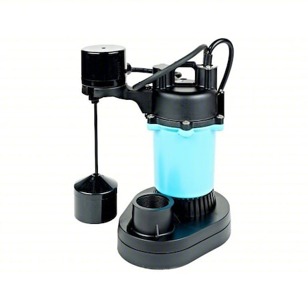 SubmersibleSumpPump,8ft,10.75in,115VAC