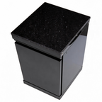 Black Single-door Storage Locker Outdoor Kitchen Islands