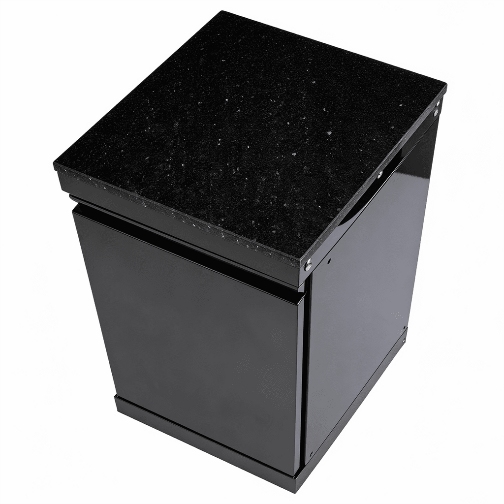 Black Single-door Storage Locker Outdoor Kitchen Islands