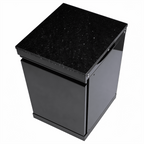 Black Single-door Storage Locker Outdoor Kitchen Islands