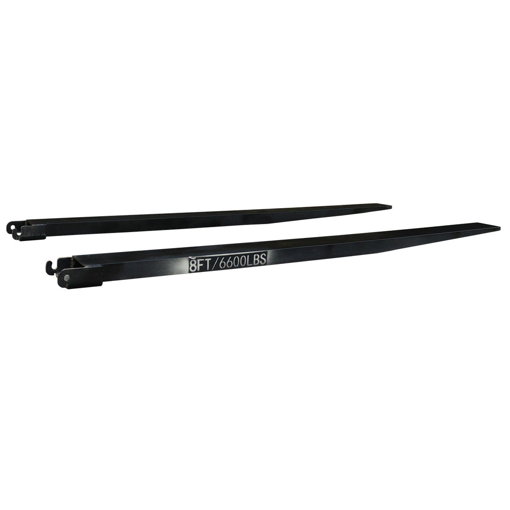 Greatbear 10ft Forklift Extensions 6” Wide Forks, 6600lbs Capacity (Pair)