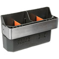 MODbox Tool Carrier Rail Attachment, Metal, Plastic, Dark Gray, 8 in W x 4 in D x 5 in H