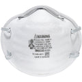 N95 Disposable Respirator, 8200, Dual Headstrap, Polyisoprene Strap, Nose Clip, White, PK20