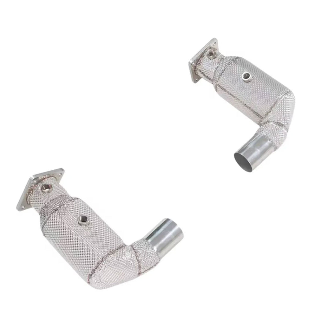 High Flow Catted 200 Cell Downpipes for Porsche 911 997.1 Turbo 3.6T