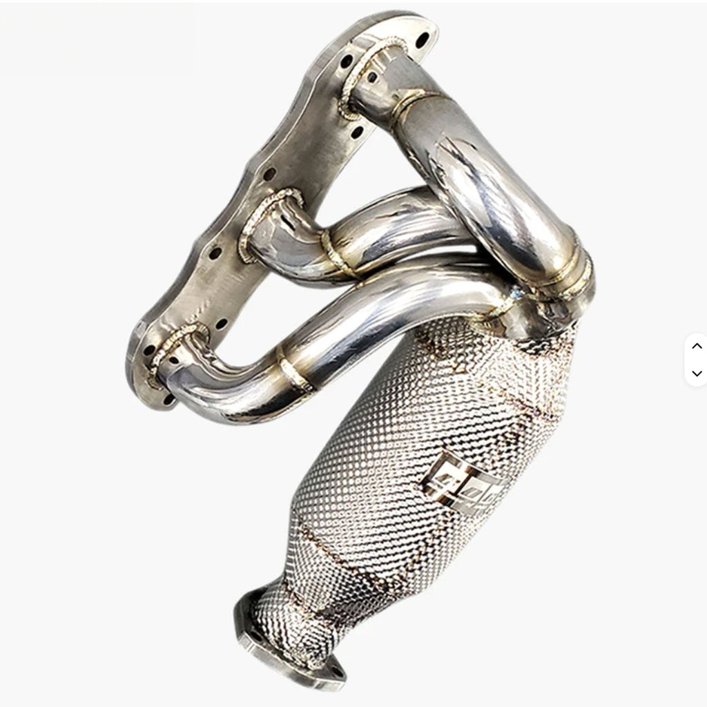 Catted Exhaust Manifold Long Tube for Porsche Carrera 911 997 997.1 997.2 3.6L 3.8L