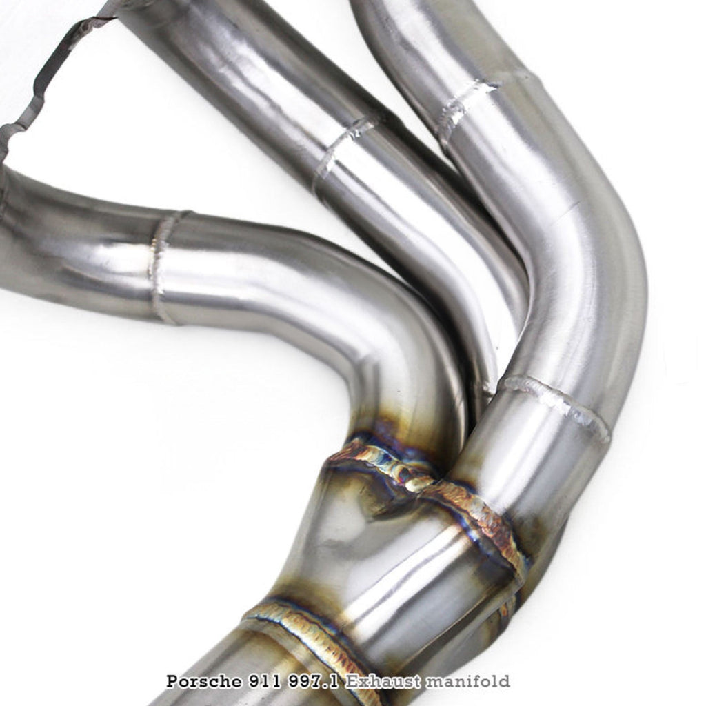 Exhaust Manifold Long Tube for Porsche Carrera 911 997 997.1 997.2 3.6L 3.8L