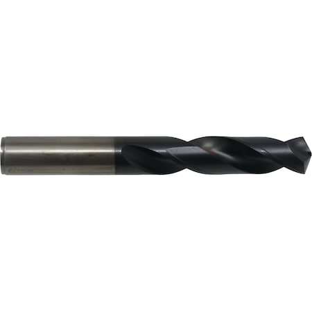 Screw Machine Drill Bit, 1/2 in Size, 135  Degrees Point Angle, Cobalt, TiAlN Finish, Spiral Flute