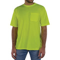 Hi-Vis Shirt,4XL,Lime,Short Sleeve