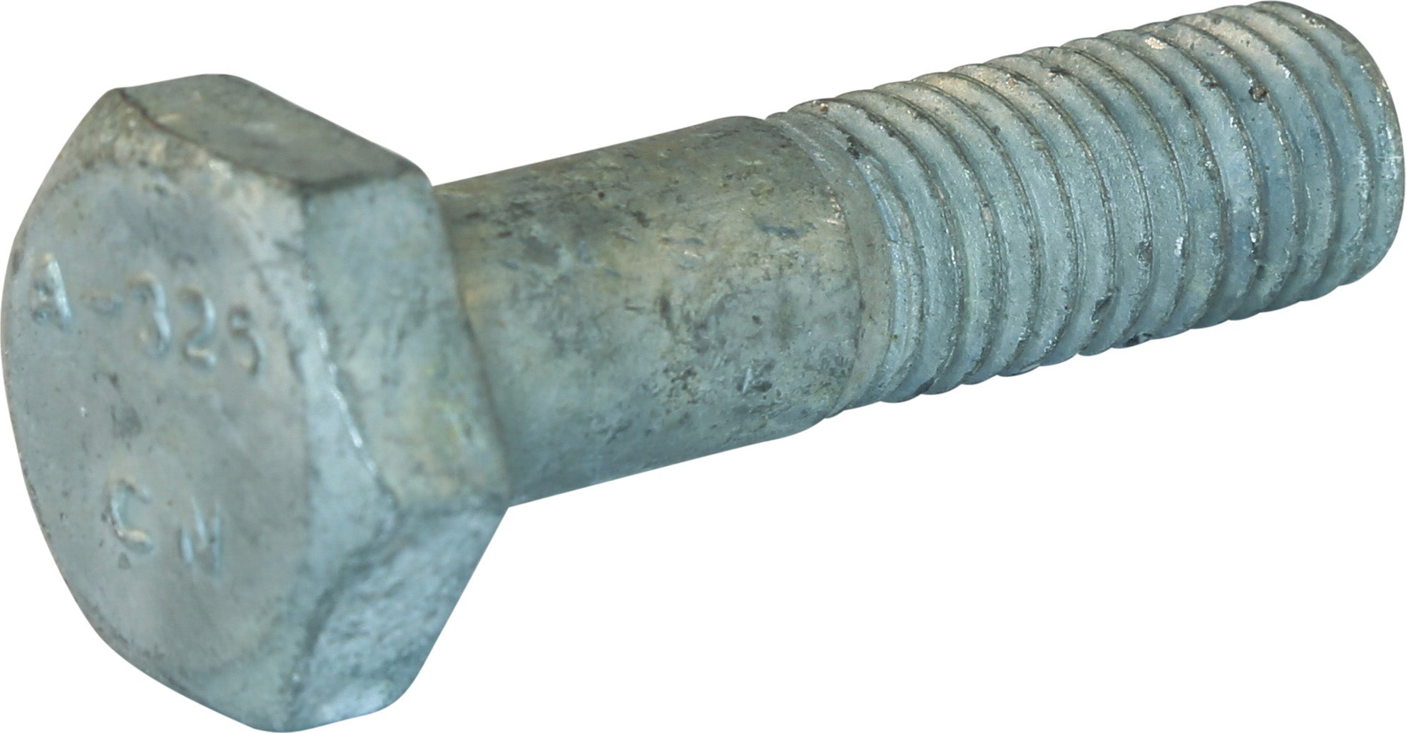 1 1/8-7 x 7 1/2 A325 Type 1 Heavy Hex Bolt Hot Dipped Galvanized - Bulk Keg (70)
