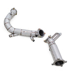 Catless High Flow 304 Stainless Exhaust Downpipe for Audi A5 2.0T