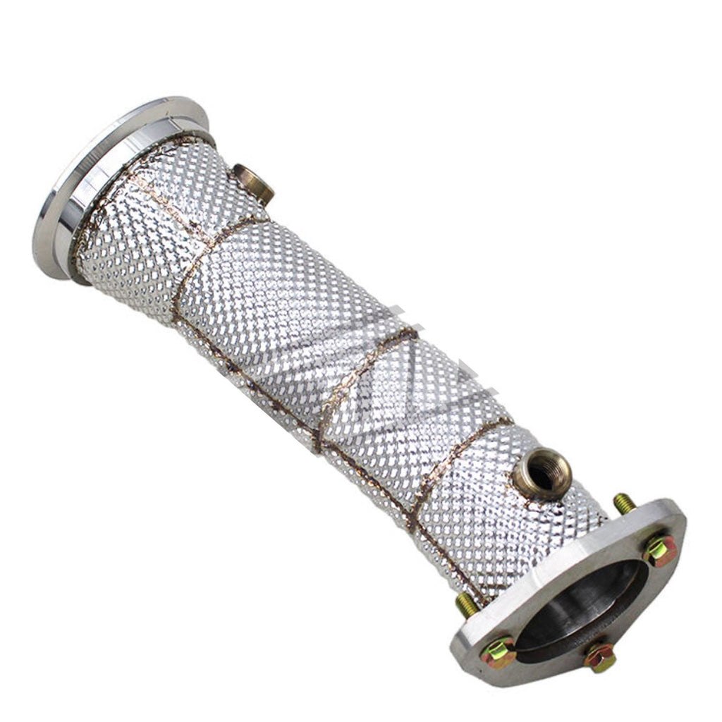 Single Catless High Flow Stainless Exhaust Downpipe for A4 A5 Q5 B9.5 2.0T