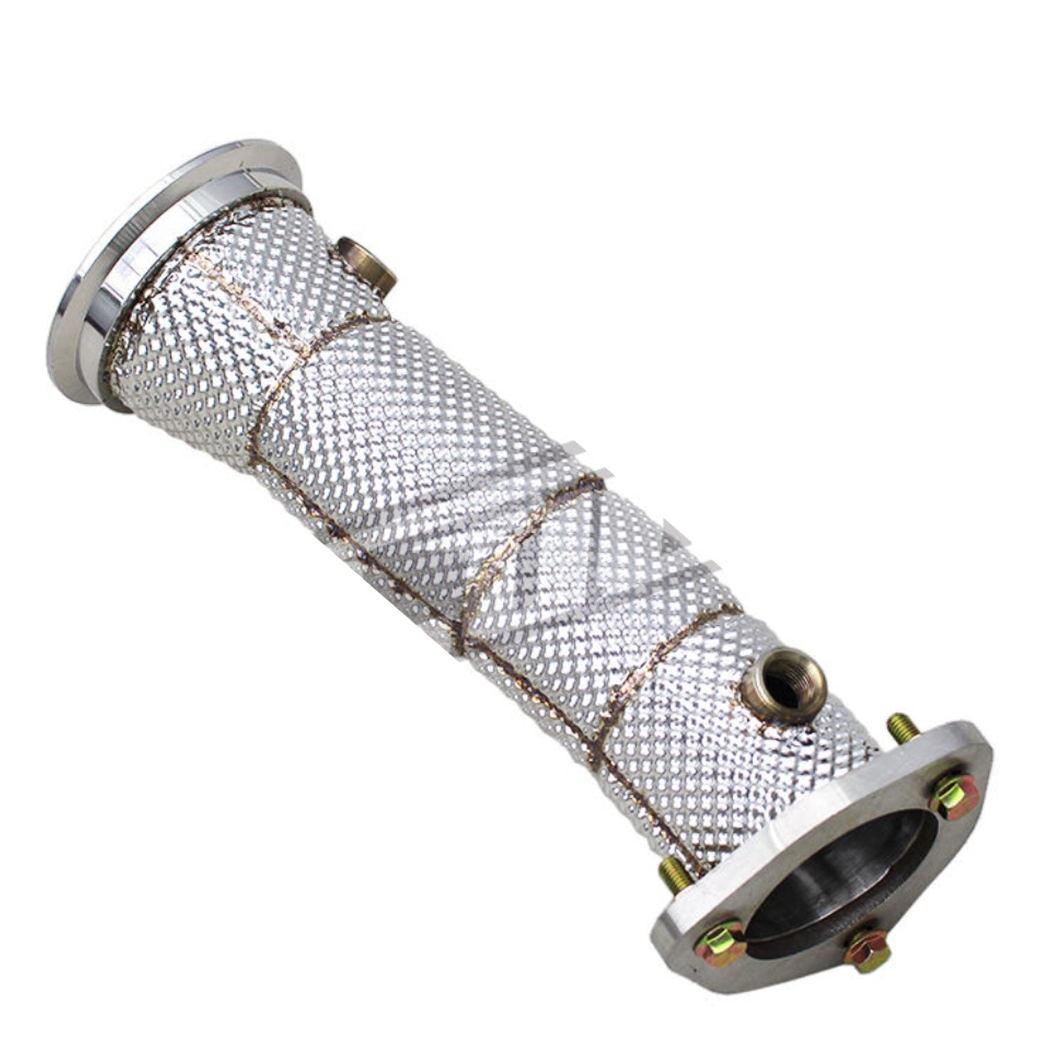 Single Catless High Flow Stainless Exhaust Downpipe for A4 A5 Q5 B9.5 2.0T