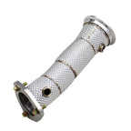 Single Catless High Flow Stainless Exhaust Downpipe for A4 A5 Q5 B9.5 2.0T