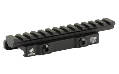 American Defense Mfg. AD-1700 |  Quick Detach Riser Mount |  Fits Picatinny |  Anodized Finish |  Black