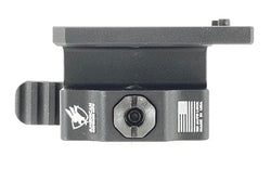 American Defense Mfg. AD-AEMS |  Quick Detach Mount |  1.93" High |  Anodized Finish |  Black |  Fits Holosun AEMS