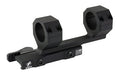 American Defense Mfg. Delta Scope Mount |  Quick Detach |  Horizontal split rings |  2" Offset |  Black