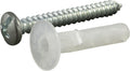 (AF8™) 5/16 ALLIGATOR® Anchor w/ Flange with #12 x 1 3/4 Combo Pan Self Tapping Screws Zinc (20 Pcs)