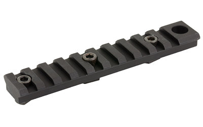 Arisaka Defense Rail Slider -  Picatinny Rail M-Lok -  3 Slot -  Fits M-LOK -  Integrated QD Mount -  Anodized Finish -  Black
