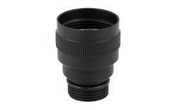 Arisaka Defense Tailcap Adapter -  Fits Rail Mounted Streamlight ProTac HL-X -  Anodized Finish -  Black -  Allows Use of SureFire Tailcaps on Rail Mounted Streamlight ProTac HL-X