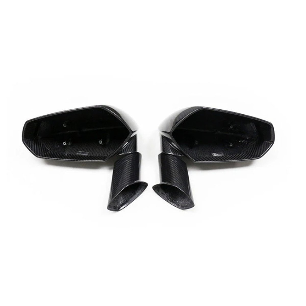 Dry Carbon Fiber Mirror Caps for Lamborghini Aventador S SVJ LP700 LP720 LP740 LP750