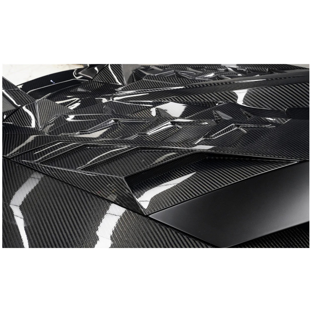 SVY Style Dry Carbon Fiber Rear Side Air Intake Panels for Lamborghini Aventador
