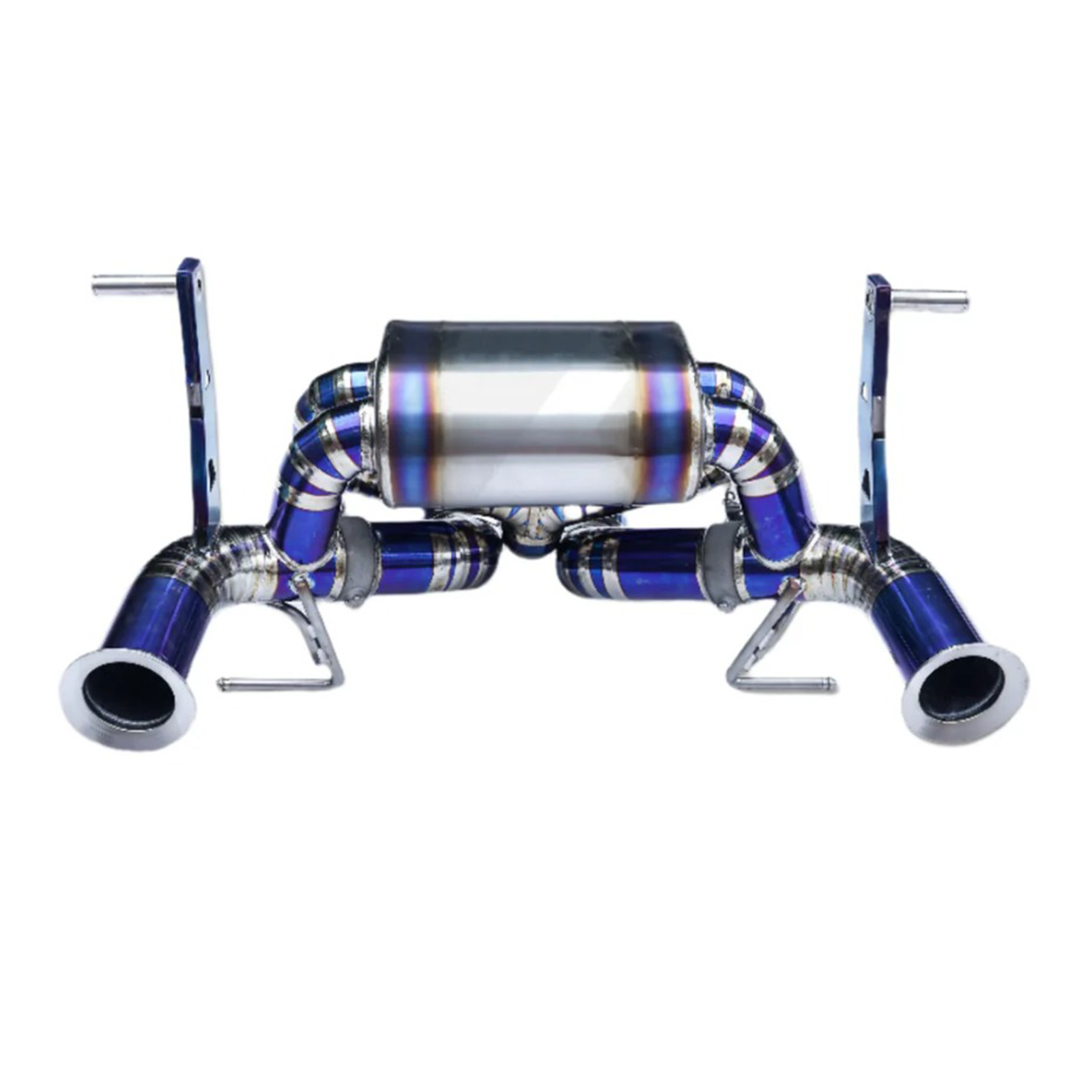 Titanium Valved Muffler Exhaust System for Lamborghini Aventador S LP740‑4 6.5L V12