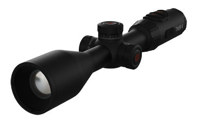 ATN Corp ThOR 6 Elite |  Thermal Rifle Scope |  3.5-28X Magnification |  35mm Objective |  30mm Main Tube |  Multiple Reticles |  Black |  Includes Carry Case and Charging Cable