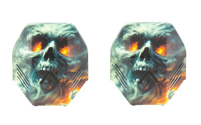 AXIL MX Plate |  Fits MX Pro/Electronic/Passive Earmuffs |  Apocalypse Themed Multi Color