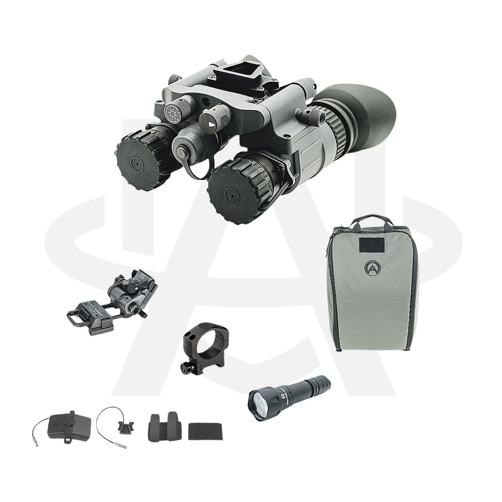 Armasight BNVD-51 Night Vision Bundle: 1600+ FOM Gen 3 White Phosphor with IR Illuminator