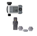B-hyve XD Bluetooth 1-Outlet Hose Faucet Timer with B-hyve Flood Sensors 71103