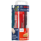 BOSCH 85213MC 1/8 In. x 1/2 In. Solid Carbide Double-Flute Straight Router Bit