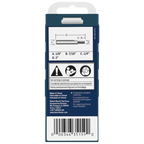 BOSCH 85213MC 1/8 In. x 1/2 In. Solid Carbide Double-Flute Straight Router Bit