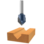 BOSCH 85219MC 90å¡ x 9/16 In. Carbide Tipped V-Groove Bit (Router Bit)