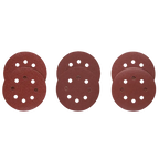 BOSCH SR5R000 6 pc. Assortment 5 In. 8 Hole Hook-And-Loop Sanding Discs
