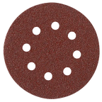 BOSCH SR5R120 5 pc. 120 Grit 5 In. 8 Hole Hook-And-Loop Sanding Discs