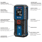 BOSCH GLM100-23 BLAZE™ 100 Ft. Laser Measure