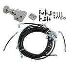 Interior Brake Line Tuck Kit Prop Valve for Honda Civic EG Del Sol Acura Integra