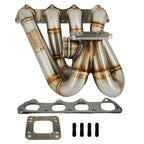 D Series T3 T4 Top Mount Turbo Manifold GSR Si D15 D16 44mm For Civic DC2 EG EK