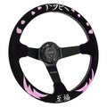 Bliss 350mm Steering Wheel + Short Hub Adapter Kit For Mazda Miata RX-7 RX-8 MX-3 MX-6