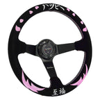 Bliss 350mm Steering Wheel + Short Hub Adapter Kit For Mazda Miata RX-7 RX-8 MX-3 MX-6