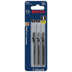BOSCH T503 3 pc. Hardwood/Laminate Flooring T-Shank Jig Saw Blade Set