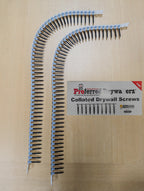 #6 x 1 1/4 Proferred Phillips Bugle Head Collated Fine Thread Drywall Screws Black Phosphate - Carton (10000)