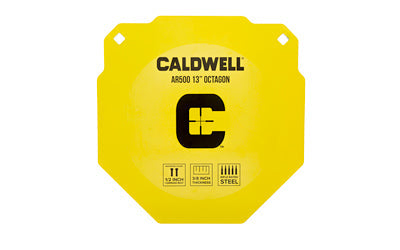 Caldwell AR500 |  13" Octagon |  Steel Target |  Yellow