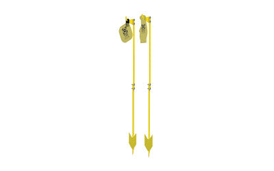 Caldwell AR500 Target Post |  70" Assembled Length |  Black and Yellow