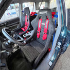 Bull Boost Adjustable Racing Lowered Ultra Max Bucket Seat with Slider Rails